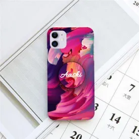 Canvas Print Slim Phone Case Cover Cover Pink For Realme/Narzo