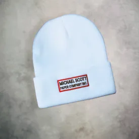 Michael Scott Paper Co. Beanie - White