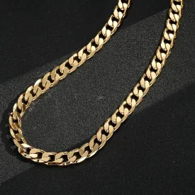 12mm Gold Filled Bonded Cuban Curb Chain 24 Inches