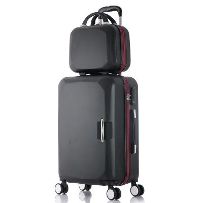 14"20"22"24" Inch Carry-On Suitcase With Wheels Girl And Toddler Pink Luggage Travel Bag Trolley