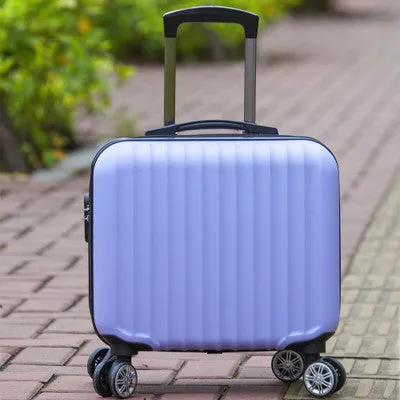 17 Inches Universal Wheels Small Luggage Mini Luggage Commercial Trolley Luggage Small Fresh