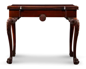 18th-Century Mahogany Irish Games Table