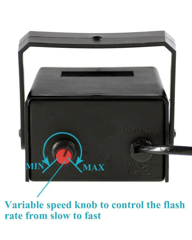 20W Mini Strobe Light with Variable Speed