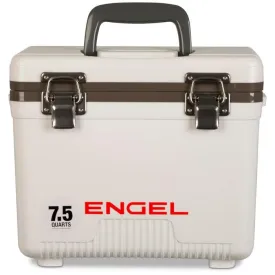 7.5 Quart Drybox / Cooler: White