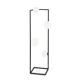 Angolo 5Lt Floor Lamp - Black/Brass Finish