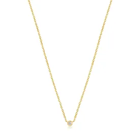 Ania Haie 14kt Gold Single Natural Diamond Necklace