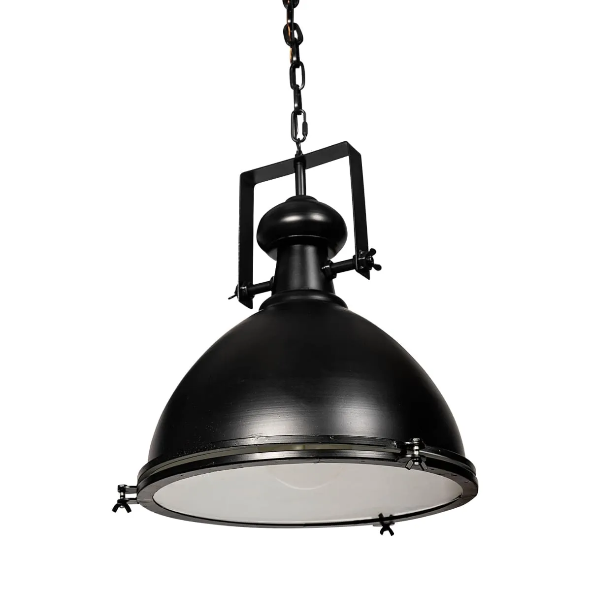 Bashaw Pendant Light Black Metal