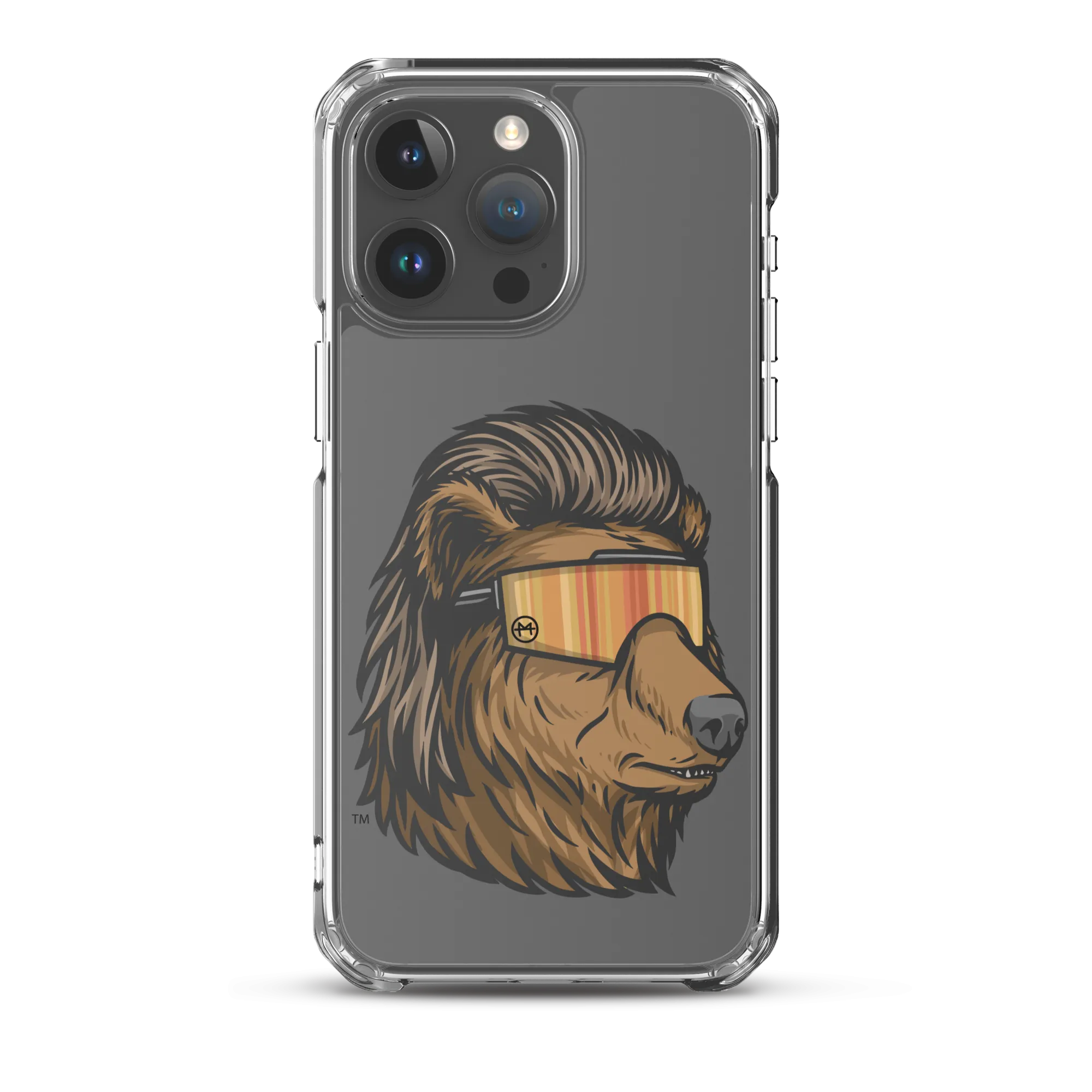 Bear Mullet iPhone Case - Clear