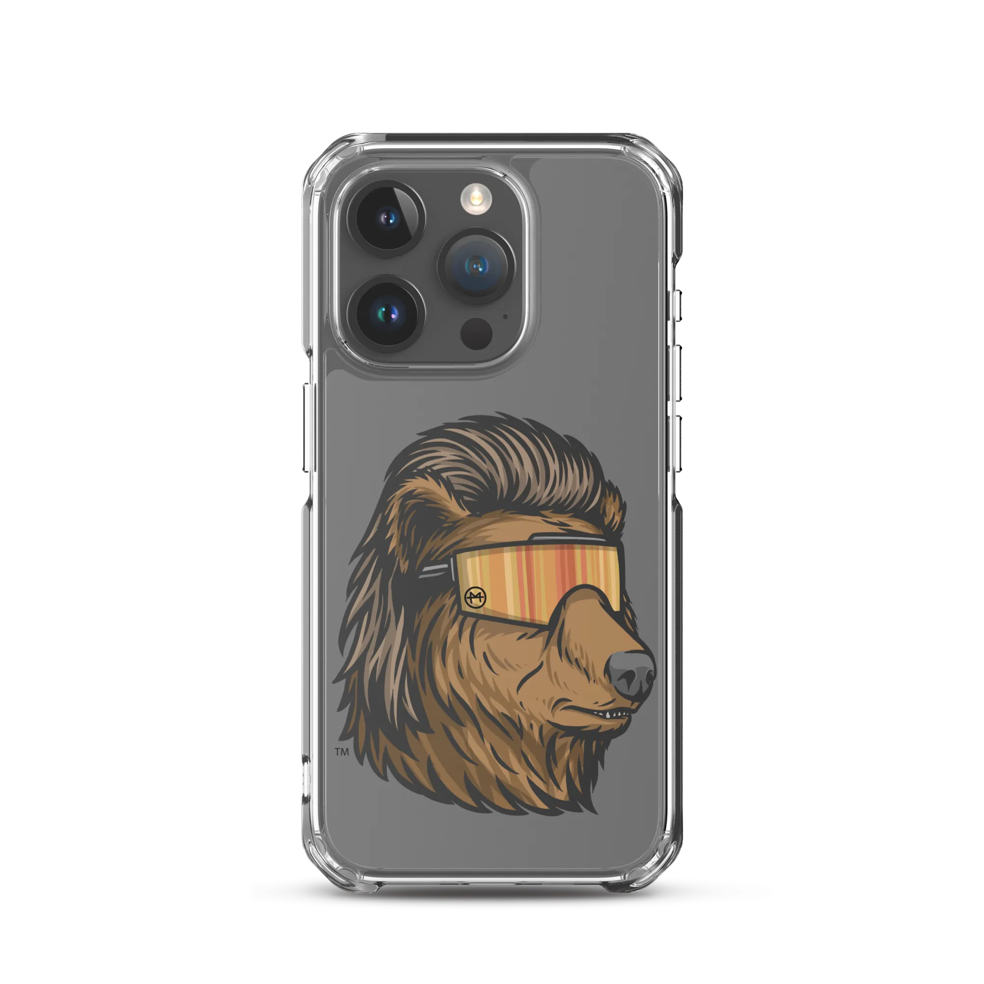 Bear Mullet iPhone Case - Clear