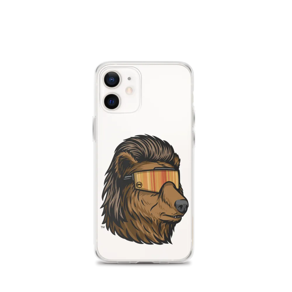 Bear Mullet iPhone Case - Clear