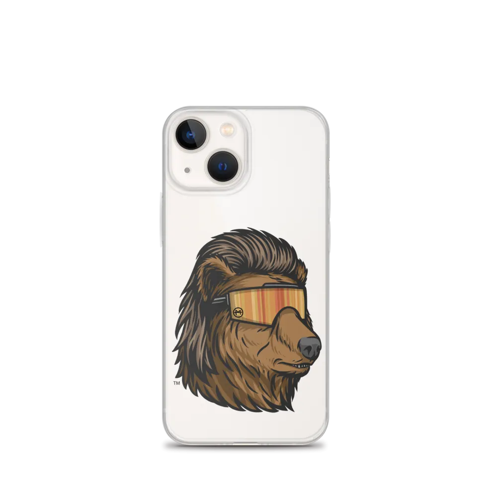 Bear Mullet iPhone Case - Clear