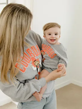 Children's OSU Cartoon Mascot Gray Sweatshirt