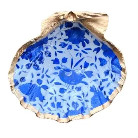 Chinoiserie Flowers Trinket Shell