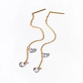 Dewdrop Threader Earrings