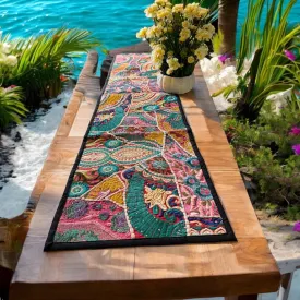 Embroidered table runner 7