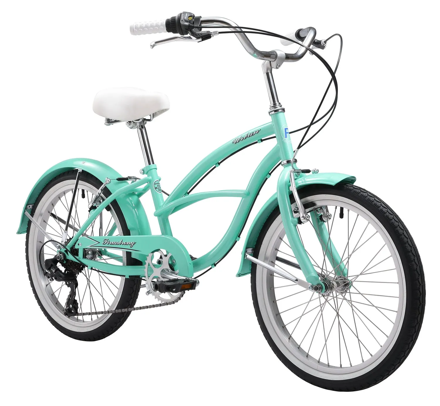 Firmstrong 20" Urban Girl 7 Speed Beach Cruiser Bicycle