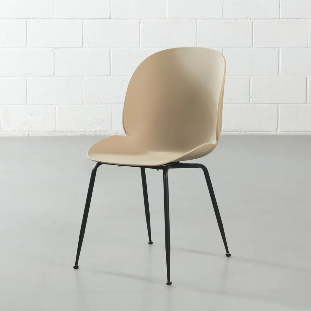 GEORGINA - Beige Dining Chair