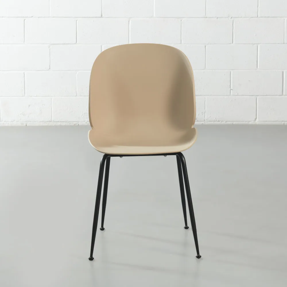 GEORGINA - Beige Dining Chair