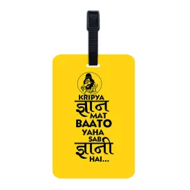 Gyaani Luggage Tag