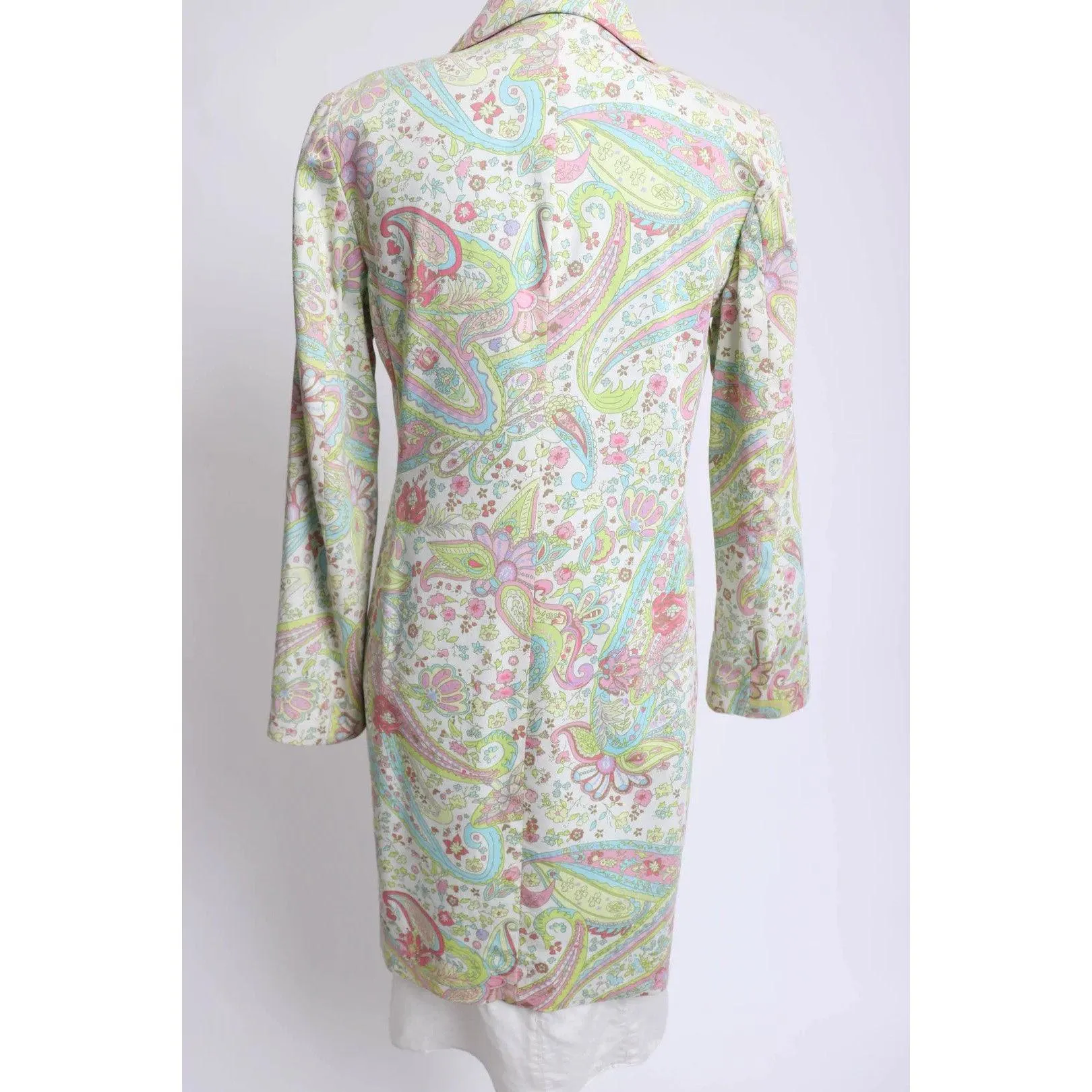 HARRIS WALLACE 90's Paisley Cotton Blazer | Size S