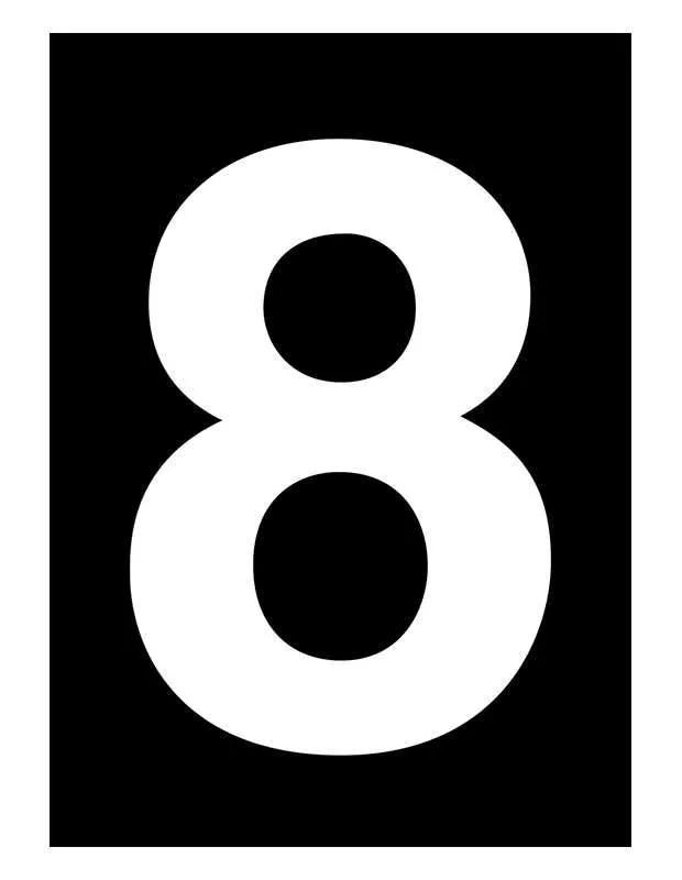 Helvetica Number 8