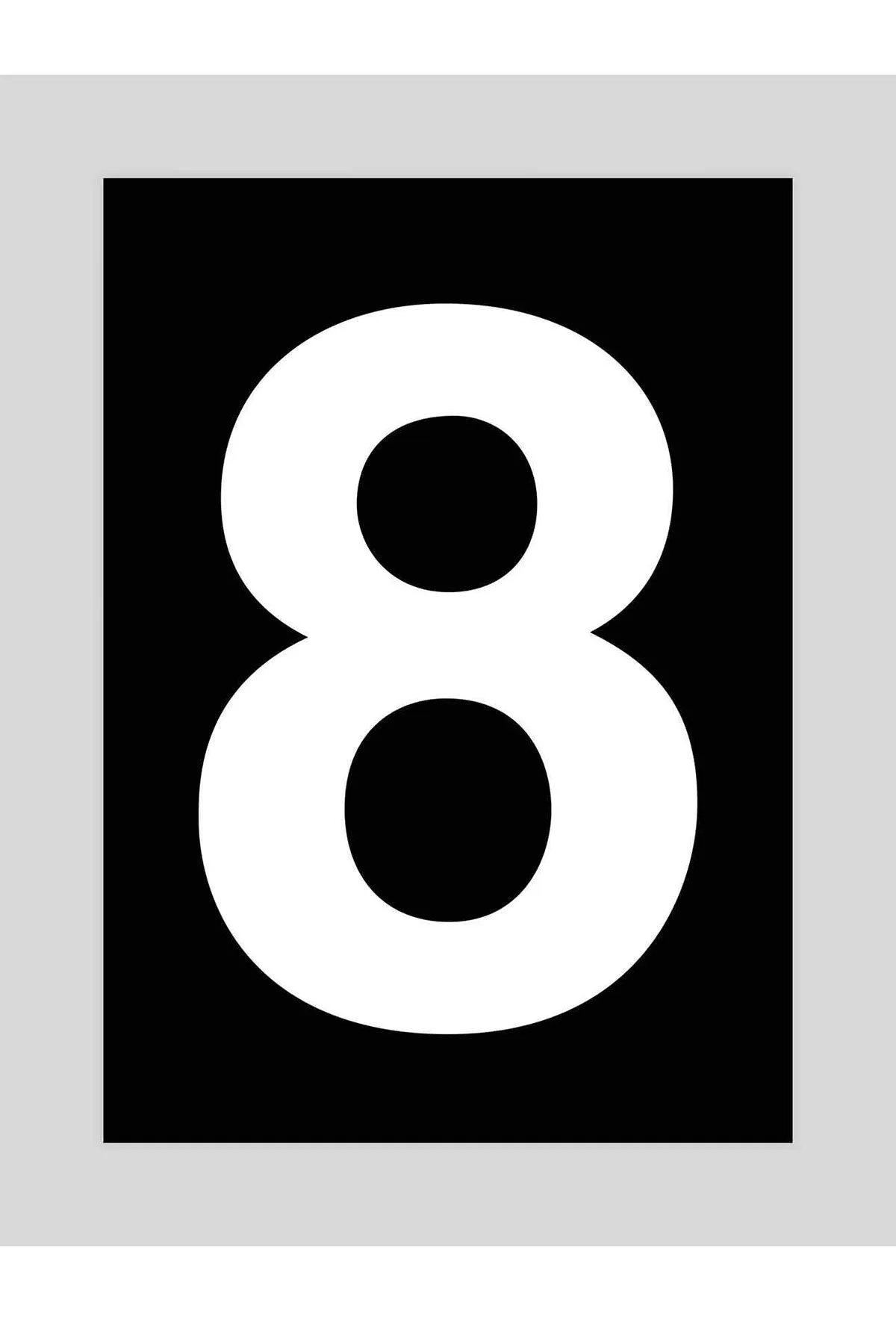 Helvetica Number 8