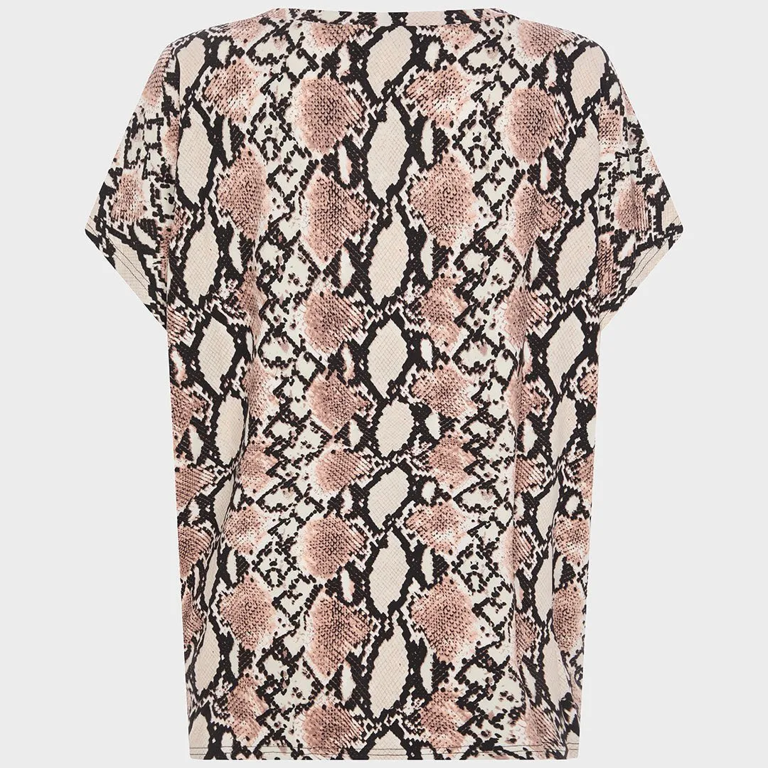 Ladies Snake Printed Top