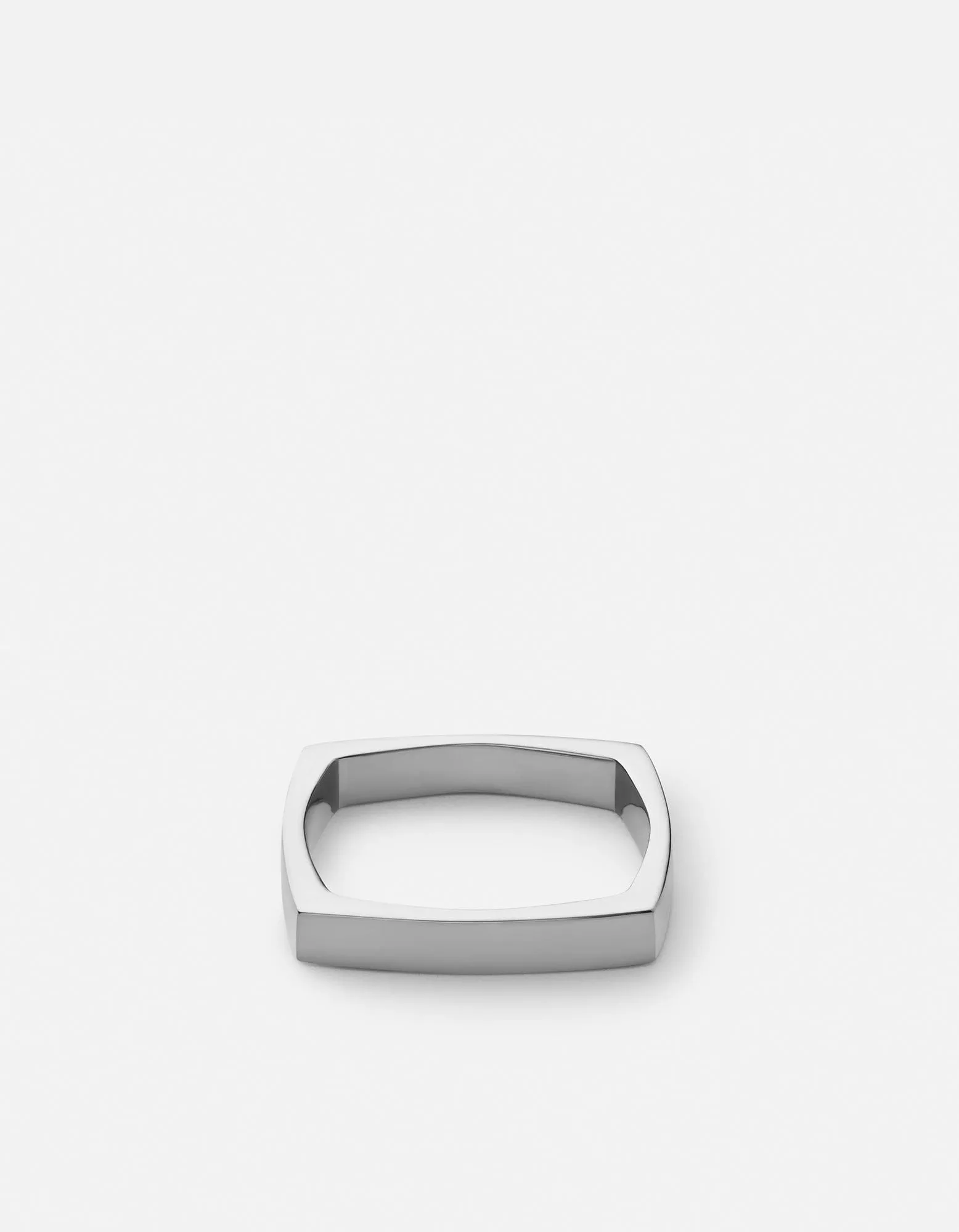 Level Ring, Sterling Silver