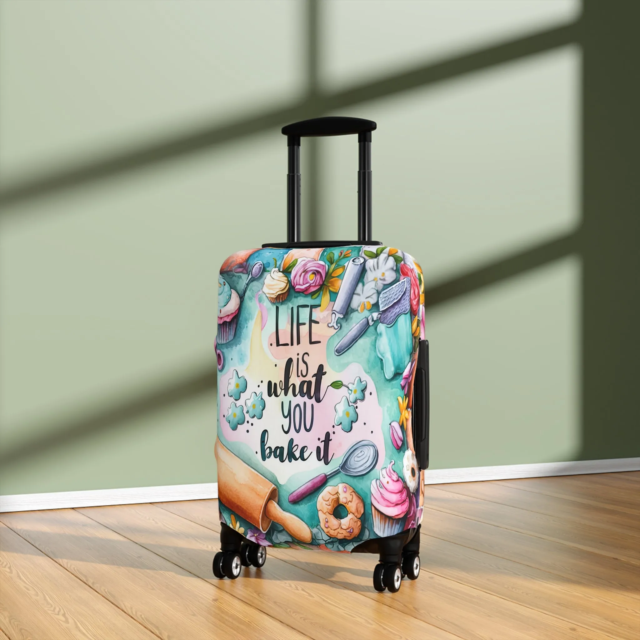 Luggage Cover, Baking, Life is what you bake it, awd-1762