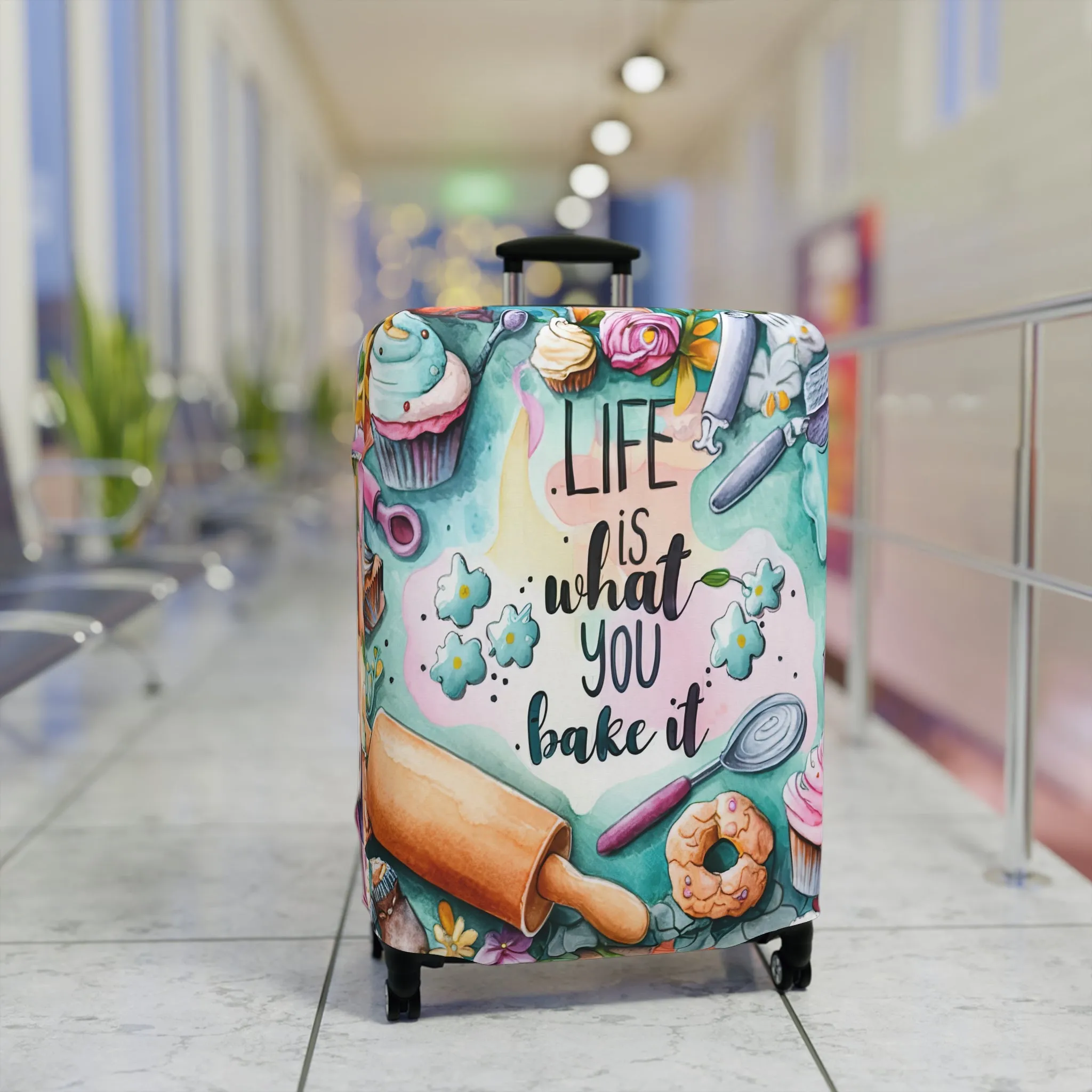 Luggage Cover, Baking, Life is what you bake it, awd-1762