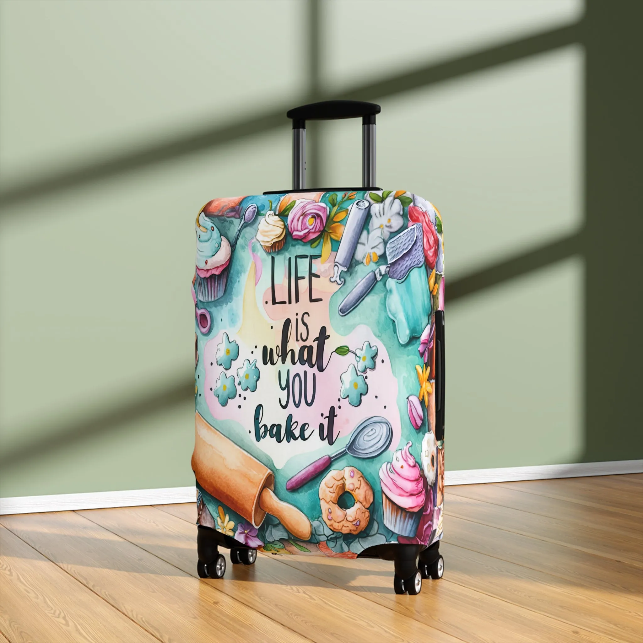 Luggage Cover, Baking, Life is what you bake it, awd-1762