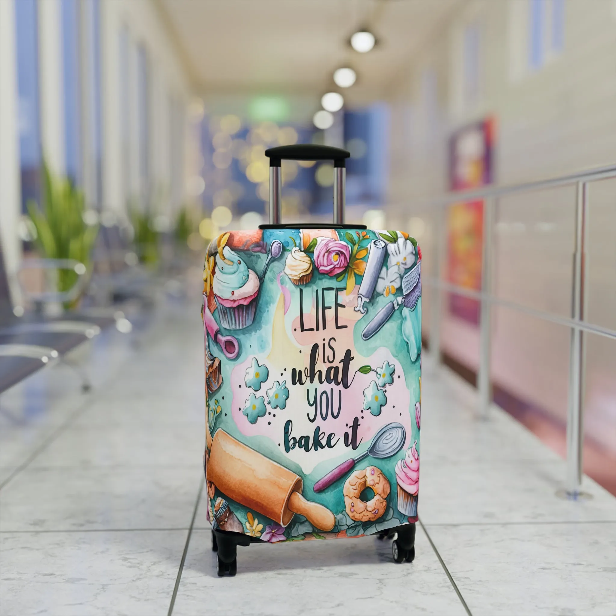 Luggage Cover, Baking, Life is what you bake it, awd-1762