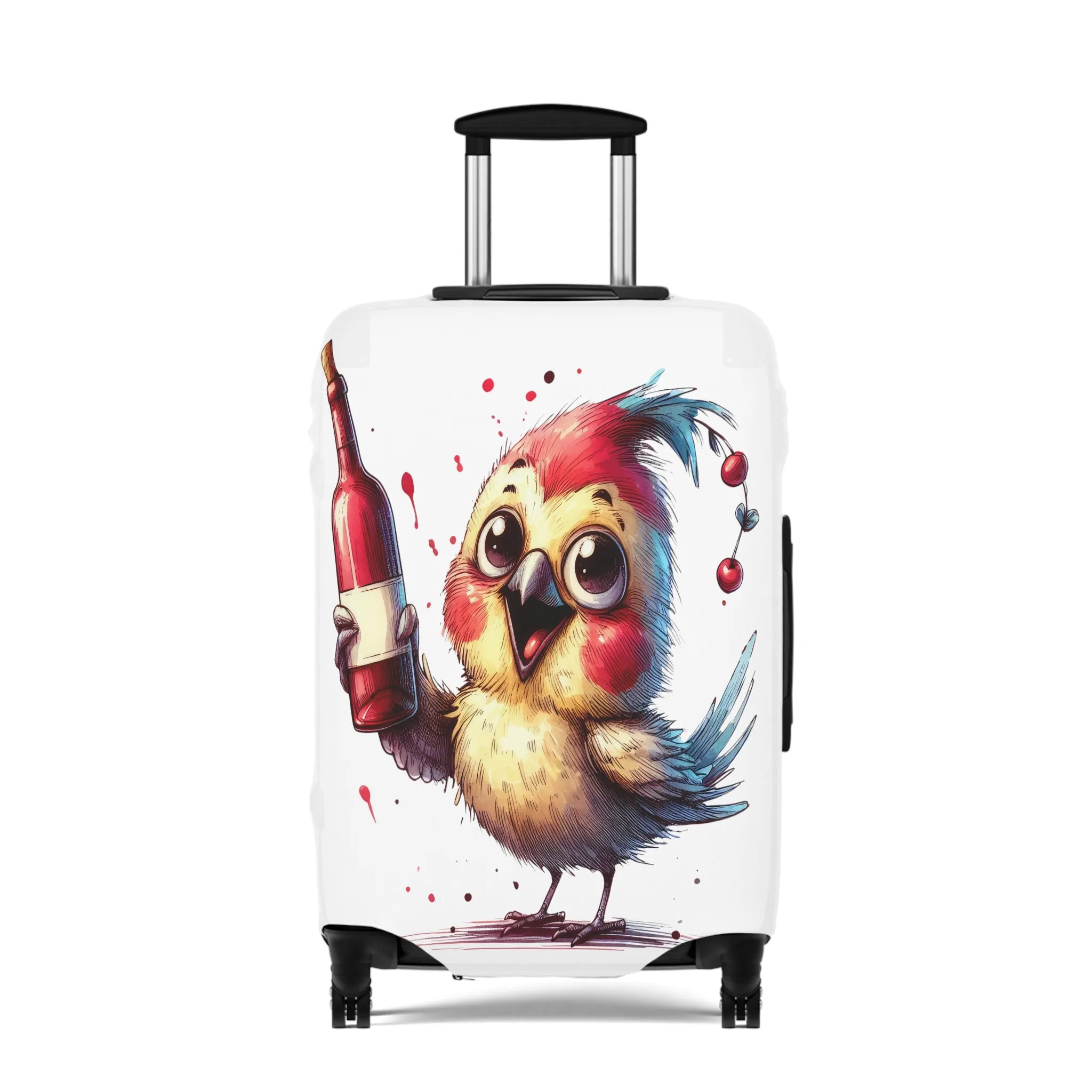 Luggage Cover, Cute Bird, awd-1638