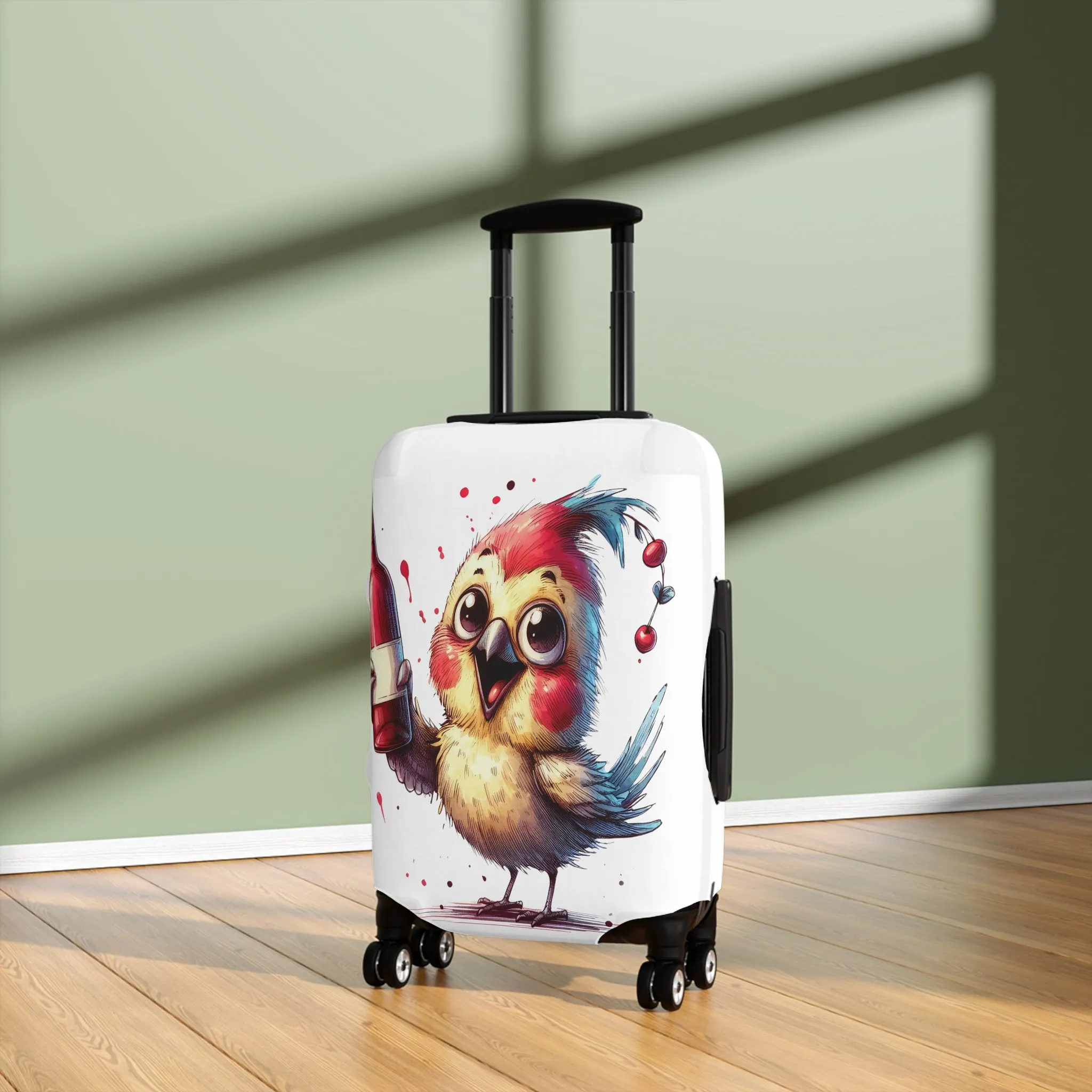 Luggage Cover, Cute Bird, awd-1638