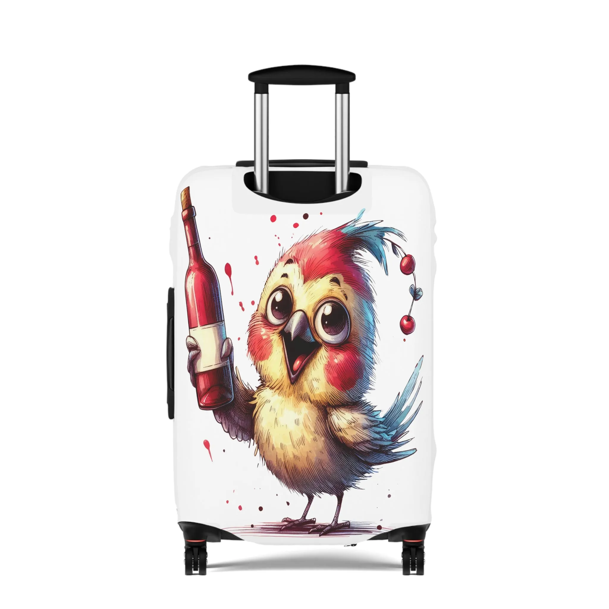 Luggage Cover, Cute Bird, awd-1638