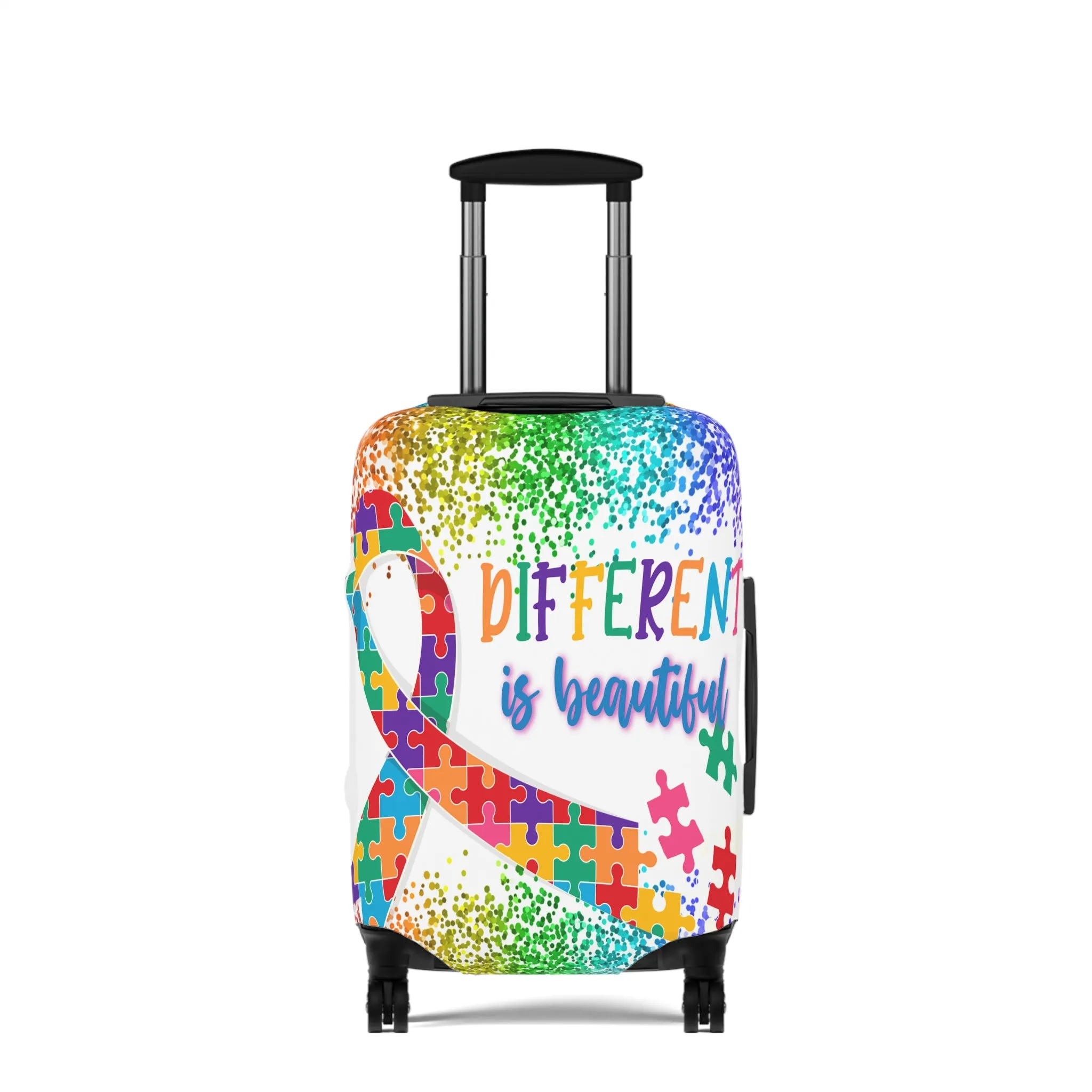 Luggage Cover, Different is Beautiful, Autism, awd-1459