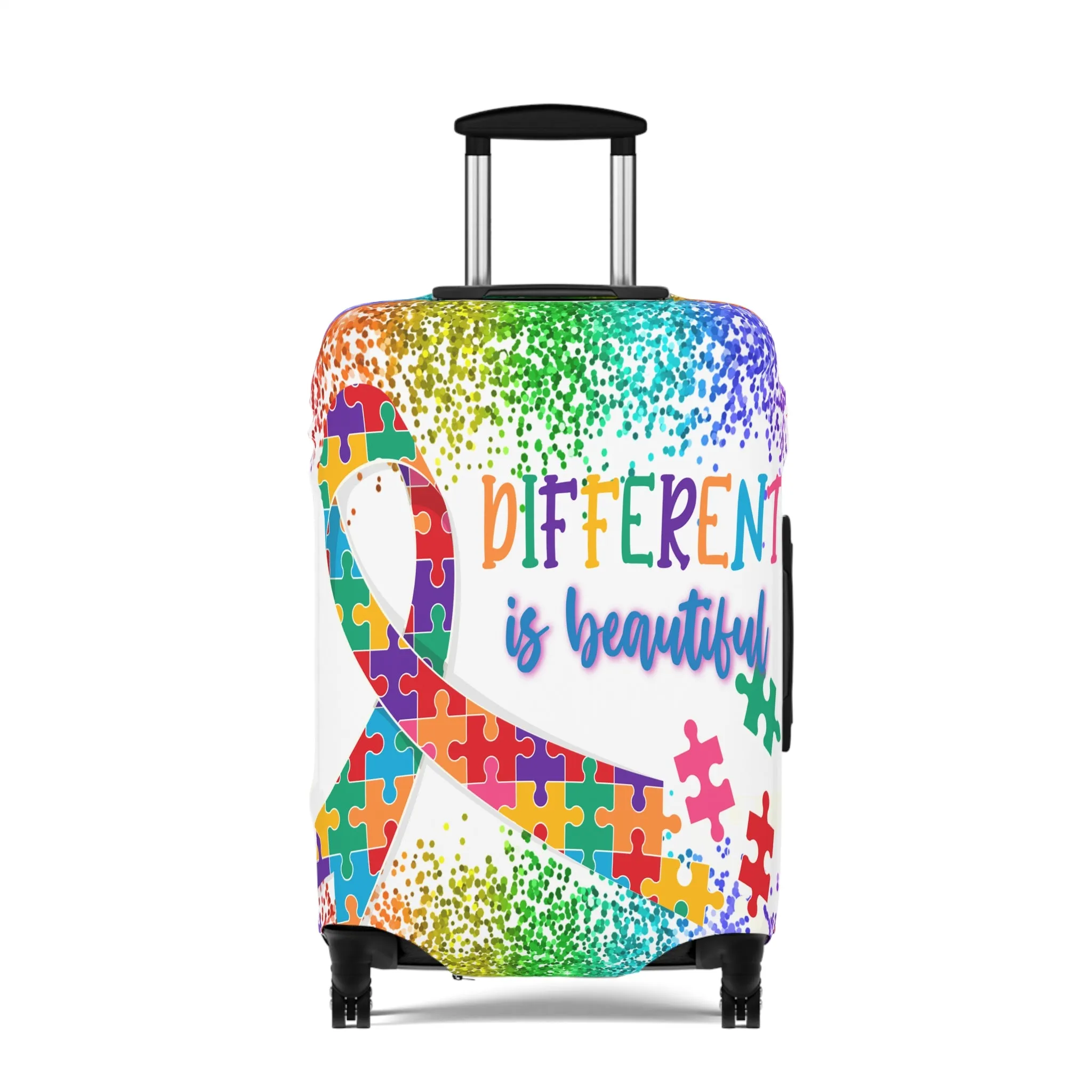 Luggage Cover, Different is Beautiful, Autism, awd-1459