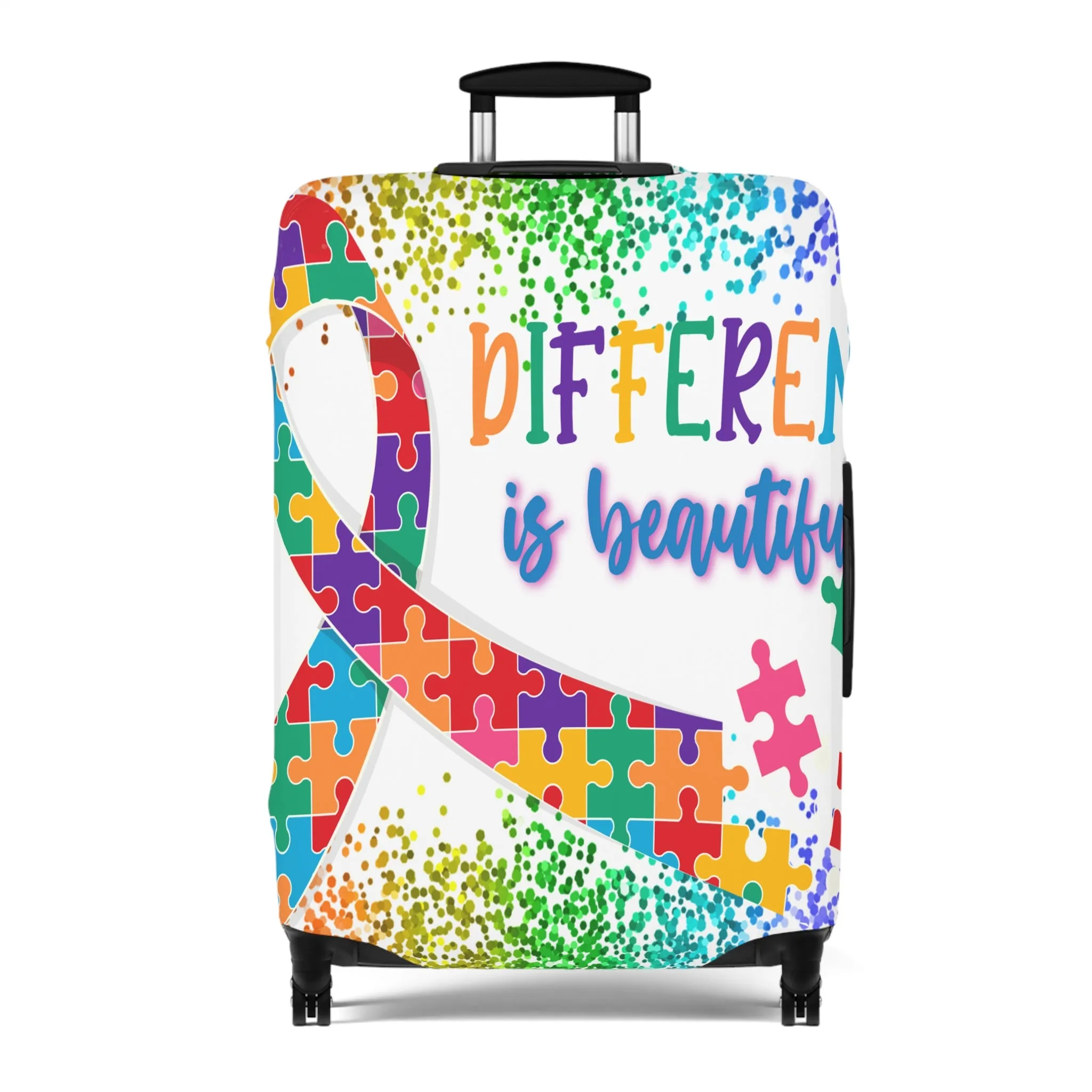 Luggage Cover, Different is Beautiful, Autism, awd-1459