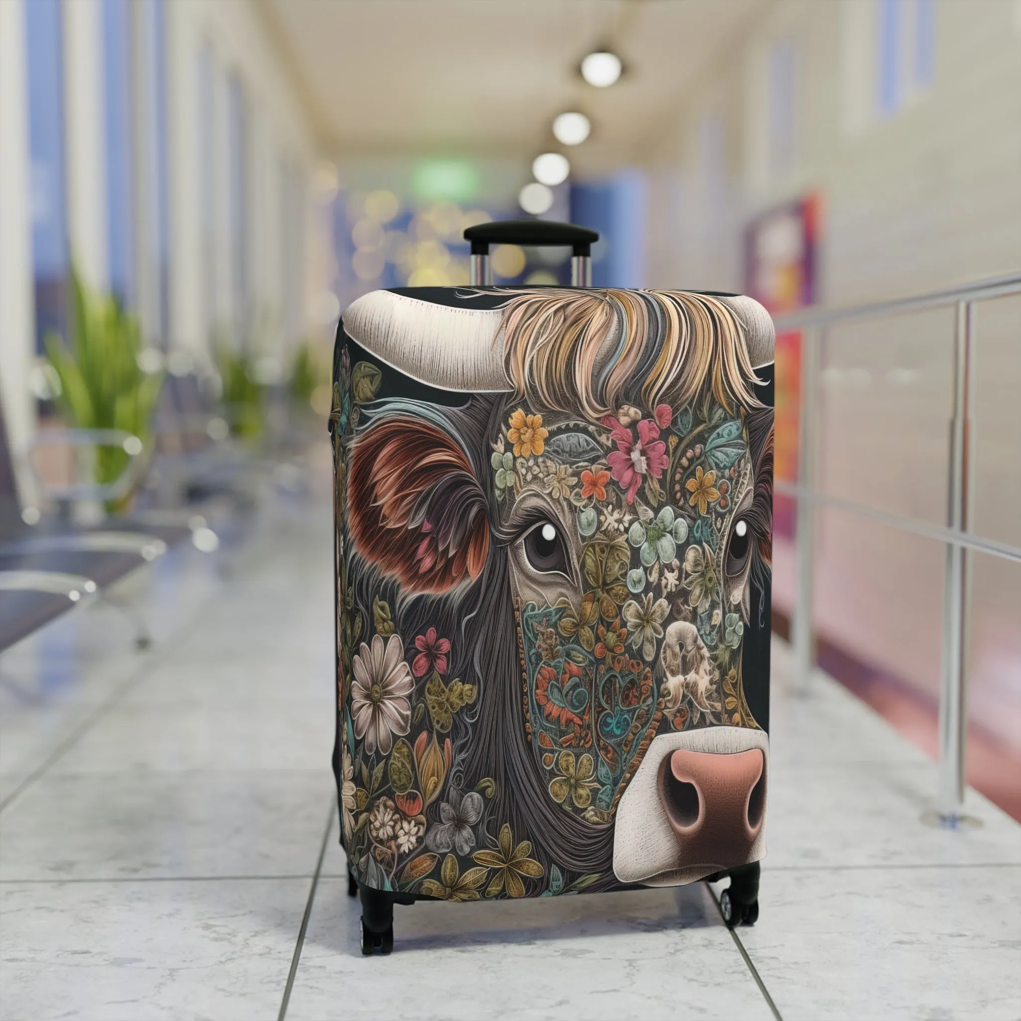 Luggage Cover, Highland Cow, awd-250