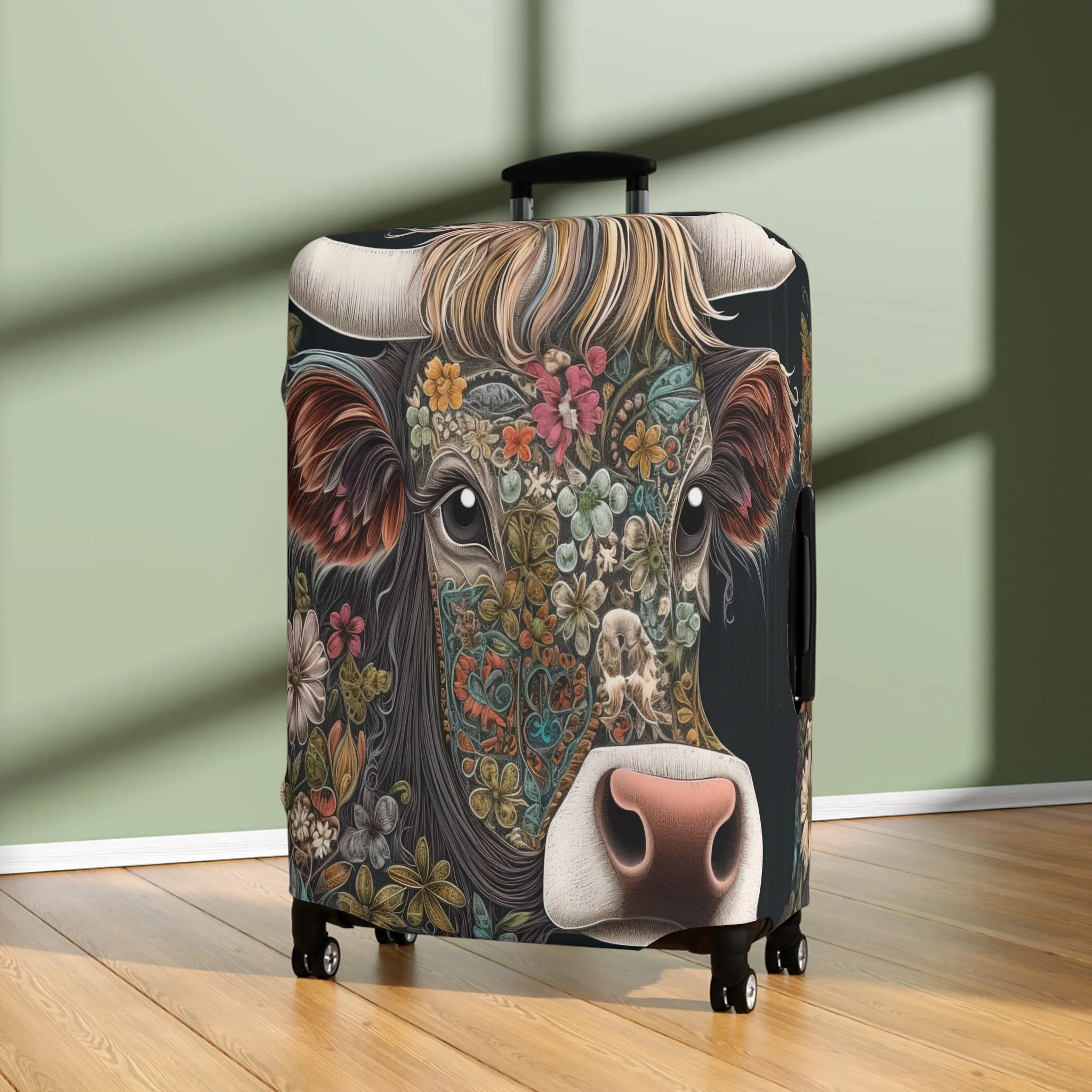 Luggage Cover, Highland Cow, awd-250