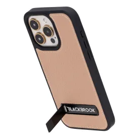 Reed iPhone 15 Pro Max Snap-On with Stand Case, Sand