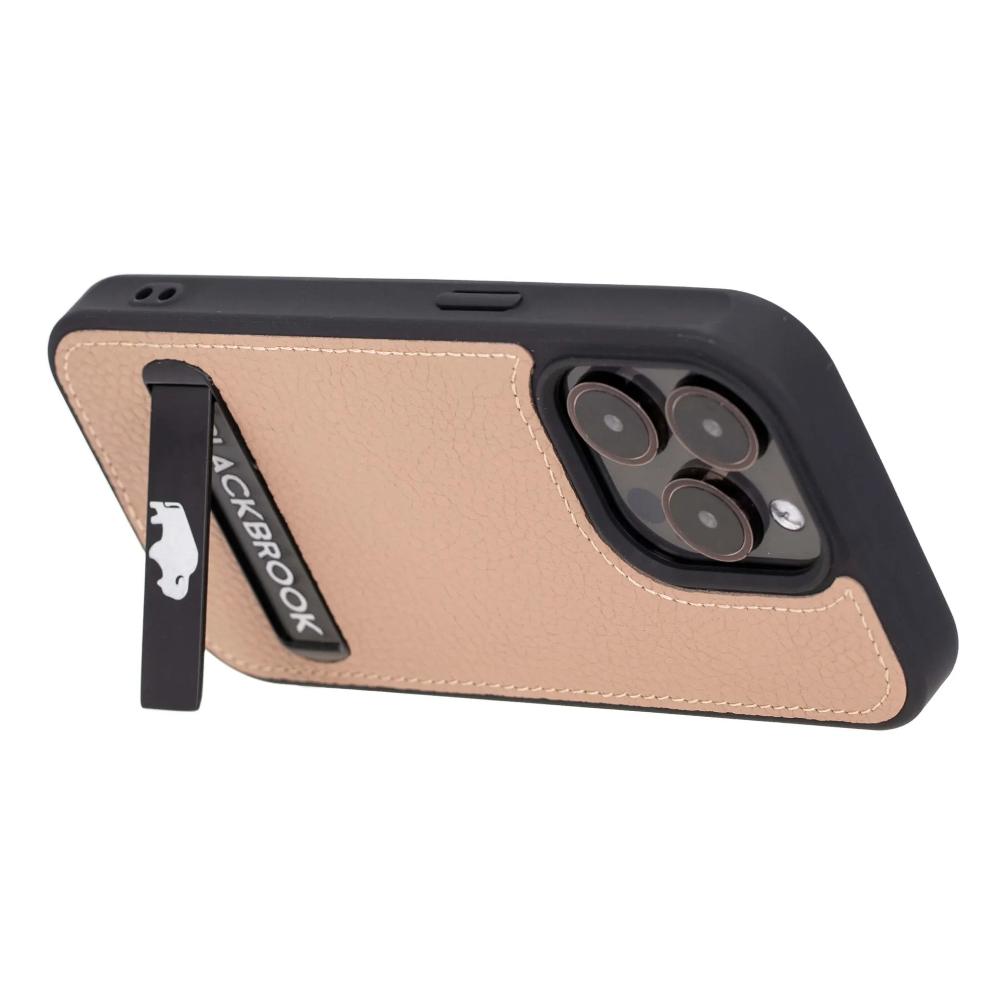 Reed iPhone 15 PRO Snap-On with Stand Case, Sand