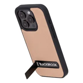 Reed iPhone 15 PRO Snap-On with Stand Case, Sand